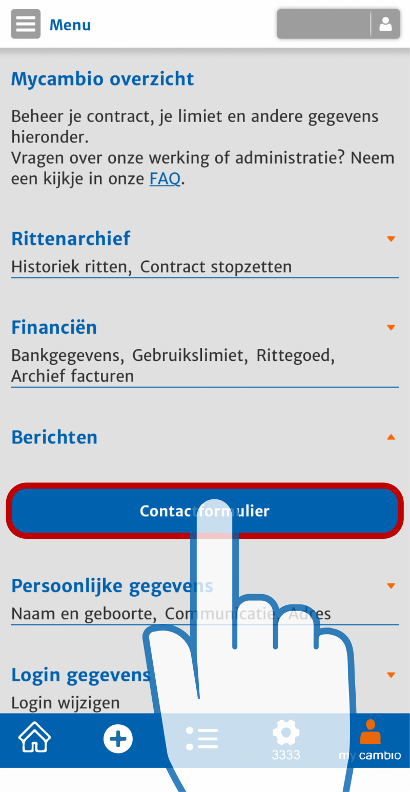 Kan Ik Via De CambioApp Contact Opnemen Met De Klantendienst? | Cambio ...